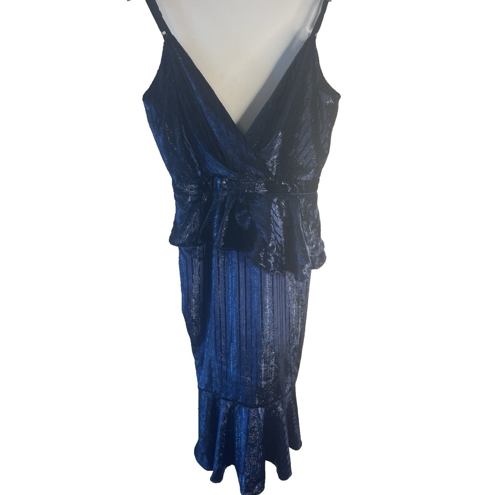 YUMI KIM Midnight Twinkle‎ Velvet M Blue Women M Dress Party Formal HOCO NWT